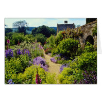 Yellow Cotswold garden flowers cards