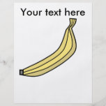 Yellow country banana full colour flyer
