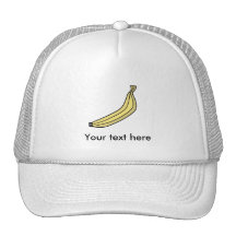 Yellow country banana mesh hat