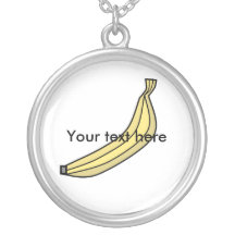 Yellow country banana pendant