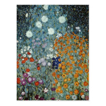 Yellow Country Garden, Claude Monet flowers postcards