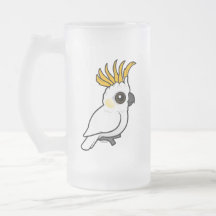 Yellow-crested Cockatoo (crest up) Coffee Mugs