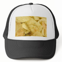Yellow Crisps As A Background Trucker Hat