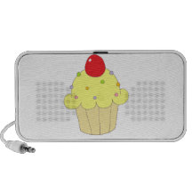Yellow Cupcake iPod Speakers