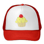 Yellow Cupcake Mesh Hats