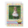 Yellow Cupcake Photo Card Custom Invitations