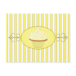 Yellow Cupcake Postcard