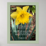 Yellow Daffodil ~ Psalm 121:7,8