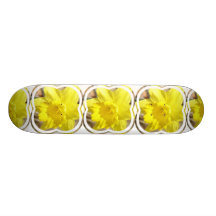 Yellow Daffodil Skateboard