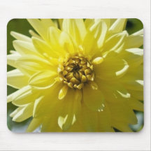 Yellow Dahlia Mousepad