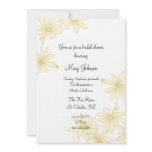Yellow Daisies Bridal Shower Invitation