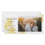 Yellow Daisies Save the Date Announcement photo cards