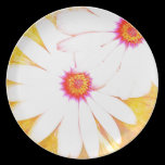 yellow daisy plates