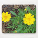 Yellow Daisy Mouse Pad mousepads