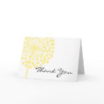 Yellow Dandelion Customisable Card