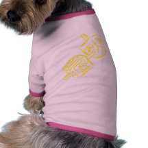 Yellow Dreidel Dog Clothing
