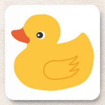 Yellow Duck Beverage Coasters