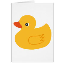 Yellow Duck Greeting Card