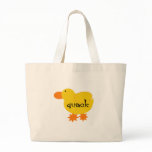 Yellow Duck Quack Canvas Bags