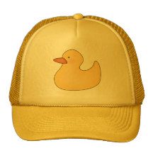 Yellow Duckie T-shirts and Gifts Trucker Hats