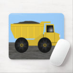 Yellow Dump Truck Mousepad by Heard_