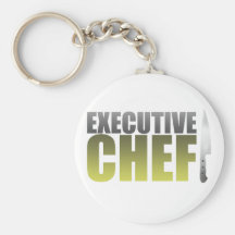 Yellow Executive Chef Key Chain