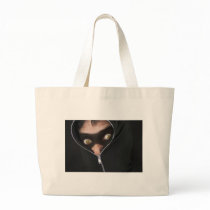 Yellow-Eyed Bandit Canvas Bags