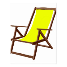 yellow fabric beach chair.png post card