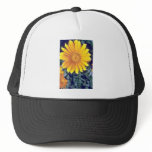 yellow Facing the sun flowers Hat