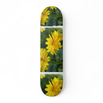 Yellow False Sunflowers Skateboards