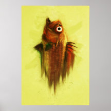 Yellow Feesh Print