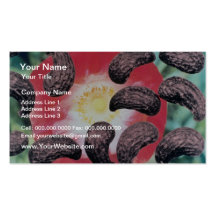 Yellow Field poppy seeds (Papaver rhoeas) flowers Business Card