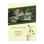 Yellow Film Real Estate House Postcard