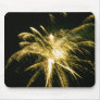Yellow Fireworks Mousepad