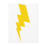 yellow flash postcard