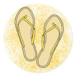 Yellow Flip Flop sticker