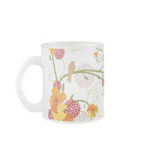 Yellow Floral Swallows Gift / Favour / Mug