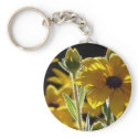 Yellow Flower & Bud keychains