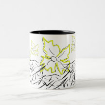 Yellow Flower Coffee Mugs