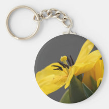 Yellow Flower Keychain