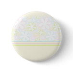 yellow flowers and stripes buttons