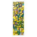 Yellow Flowers Bookmarks/Mini Cards business cards