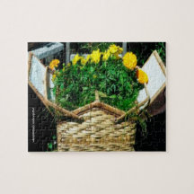 Yellow Flowers In A Picnic Basket Puzzles