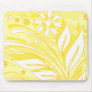 yellow flowers mouse mats