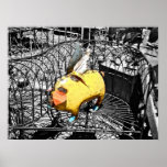 Yellow Flying Pig Posters