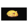 Yellow Frog w/ Black Background