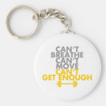 Yellow "Get Enough" Keychains