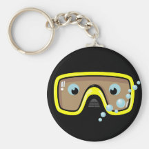 Yellow Goggles Key Chains