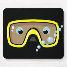 Yellow Goggles Mousepads