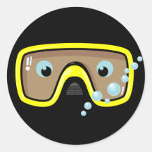 Yellow Goggles Stickers